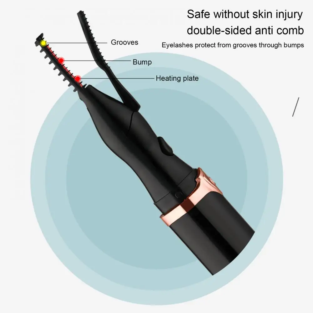 Practical Beauty Anti-Scald Electric Eyelash Curling Tool - Image 2