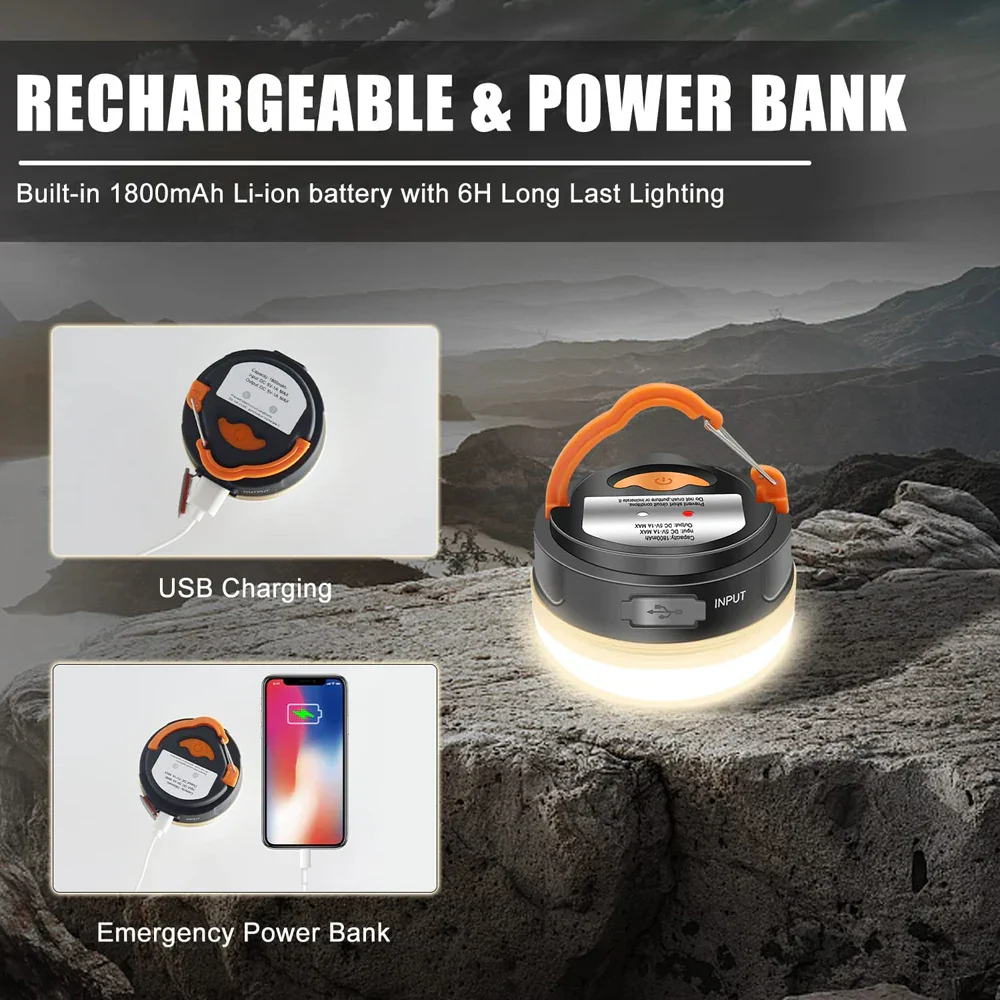 Practical Camping Magnetic LED Rechargeable Light - Image 4