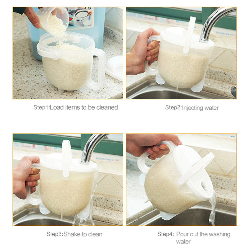 Practical Quick Rice Washer Basket - Image 6