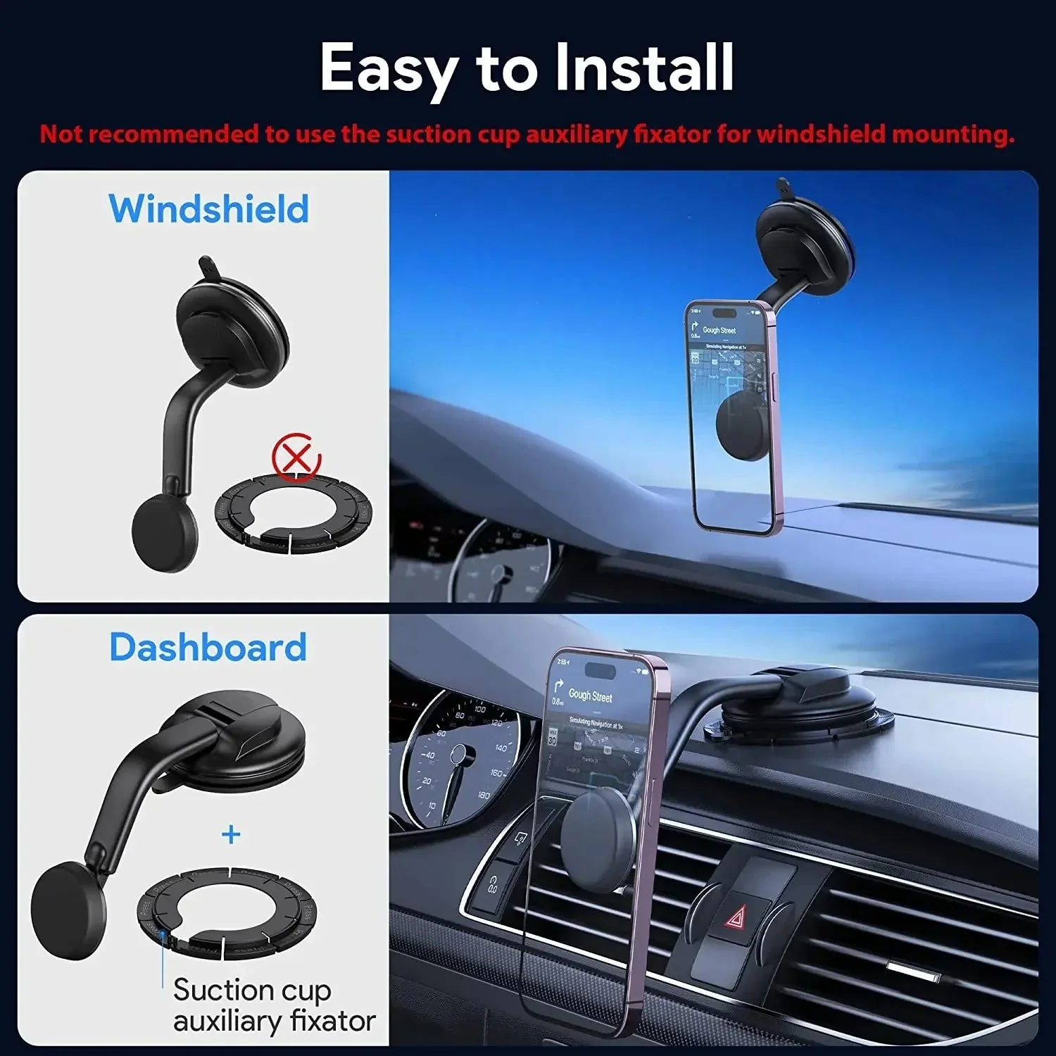 Premium Air Vent Magnetic Universal Phone Holder - Image 5
