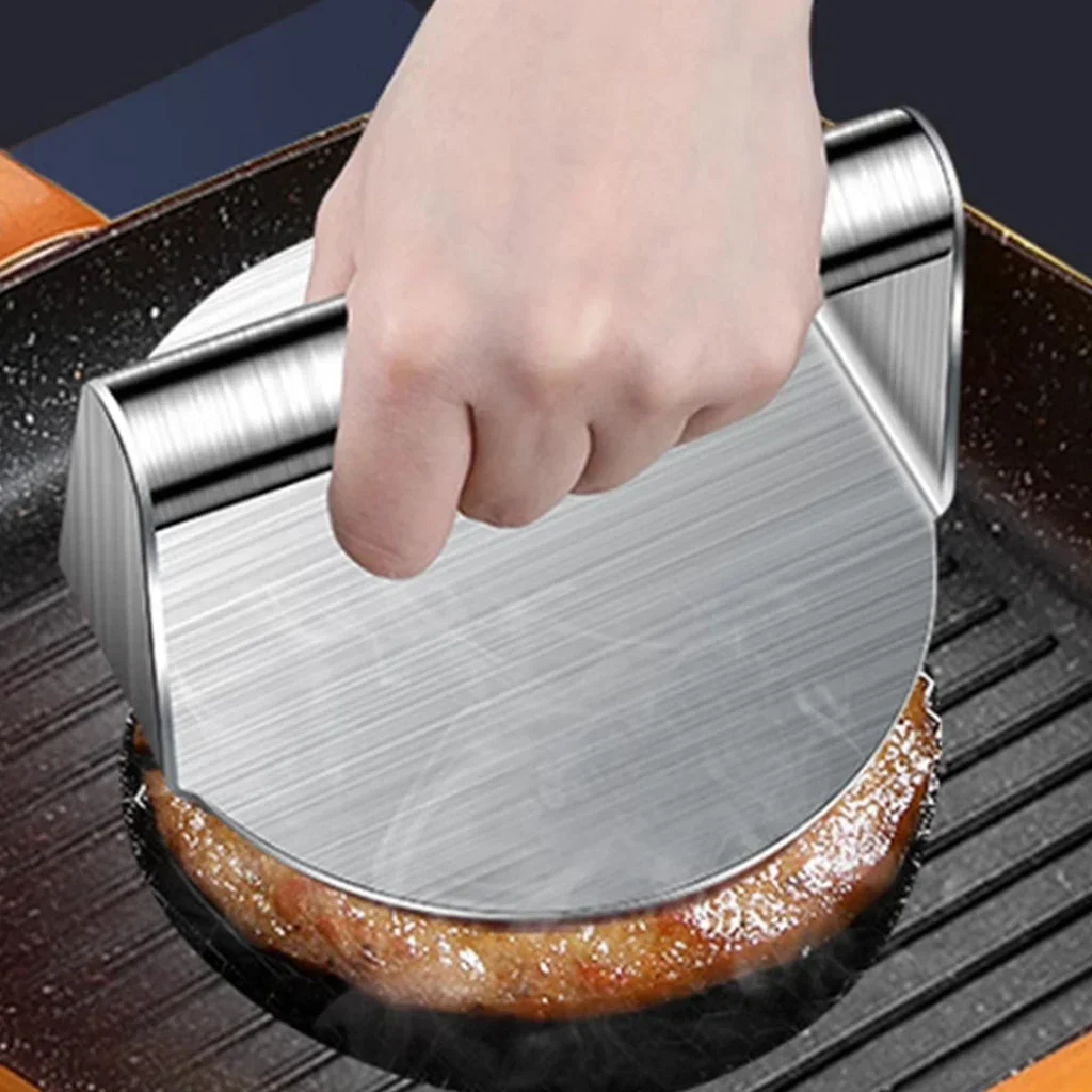 Premium Circular Burger Meat Press Kitchen Tool - Image 2