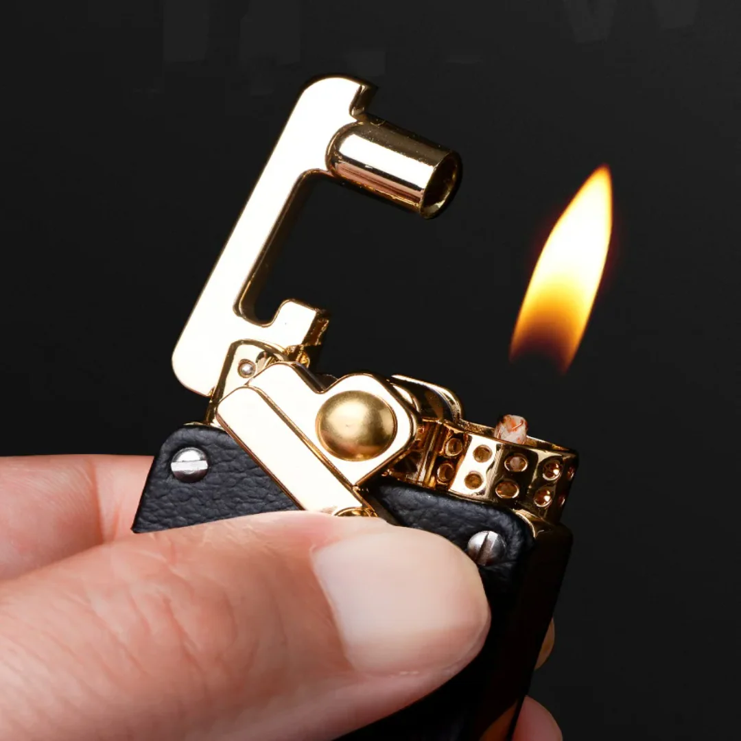 Premium Metal Gasoline Edge Kerosene Lighter - Image 2