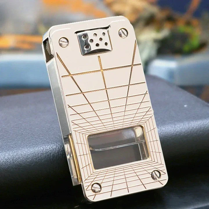 Premium Ruler Design Windproof Metal Lighter - Image 3
