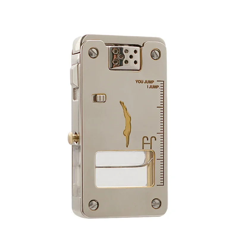 Premium Ruler Design Windproof Metal Lighter - Image 7