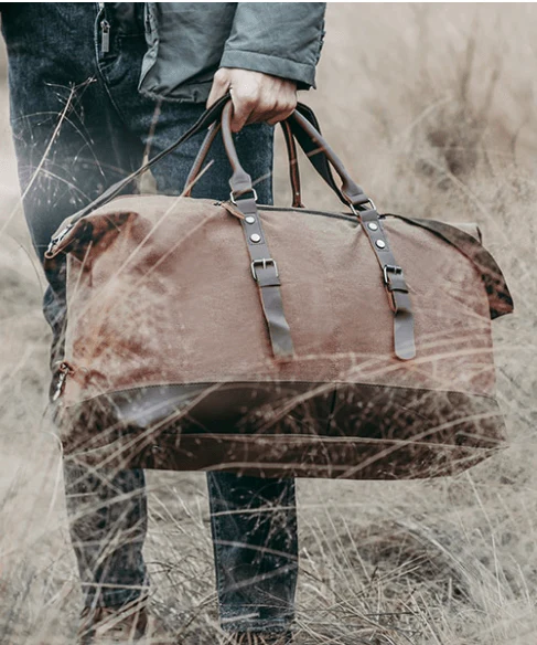 Premium Vintage Canvas Sport Bag - Image 2