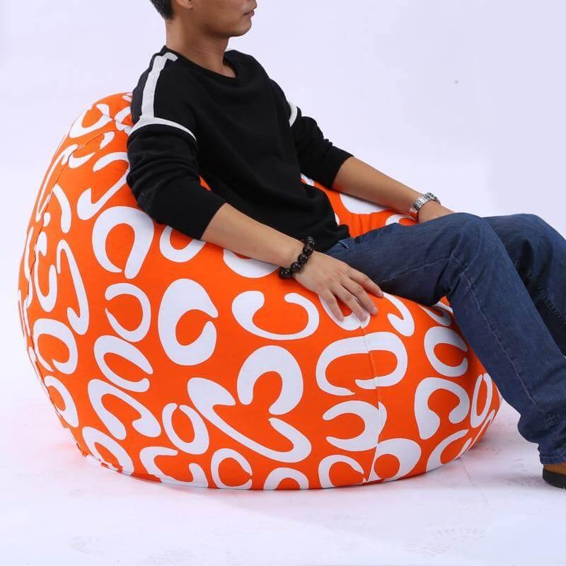 Printed Lounger Sofa Bean Bags - Image 2