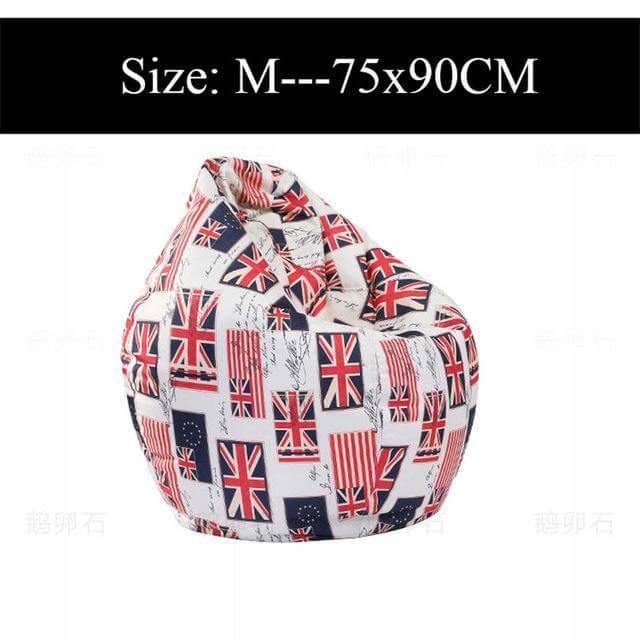 Printed Lounger Sofa Bean Bags - Image 28