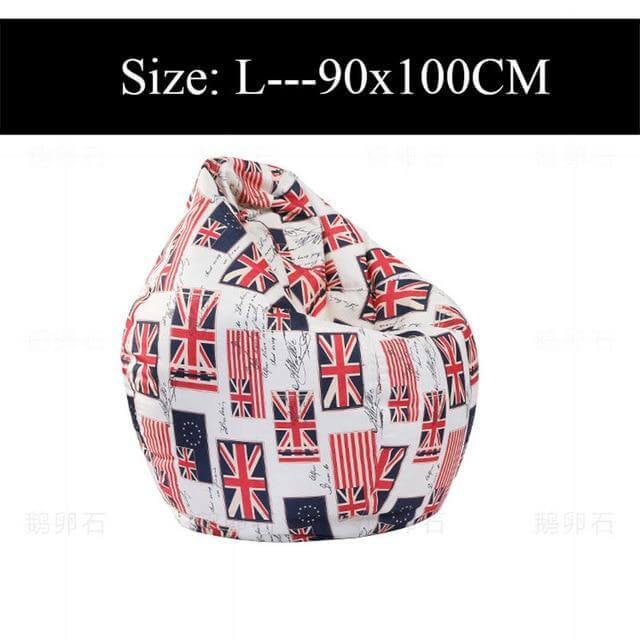 Printed Lounger Sofa Bean Bags - Image 8