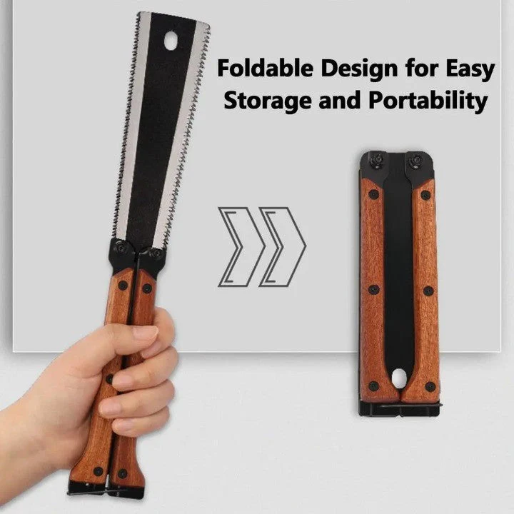 Pro Master Double Edge Foldable Carpentry Hand Saw - Image 7