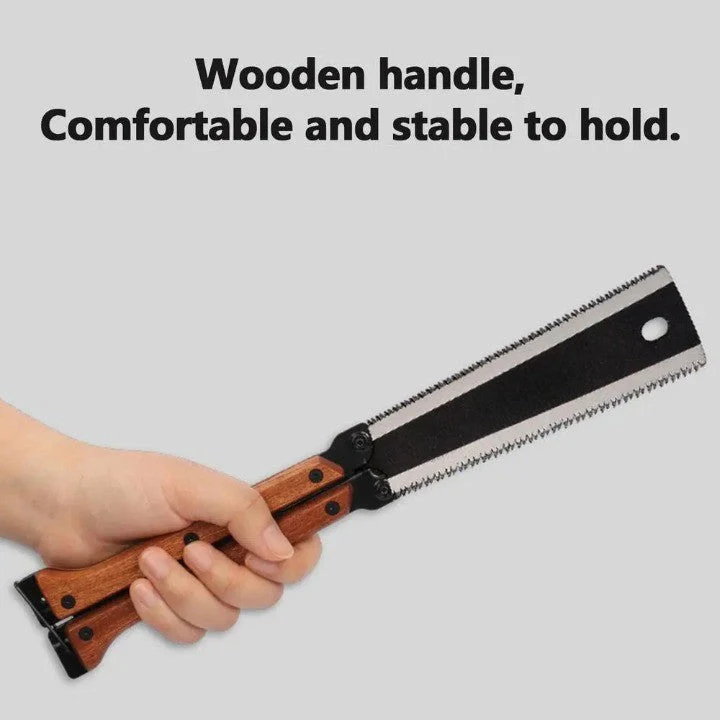 Pro Master Double Edge Foldable Carpentry Hand Saw - Image 8