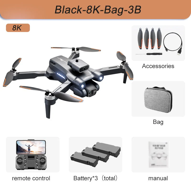 Pro View Aerial Photography Foldable Travel Mini Drone - Image 6