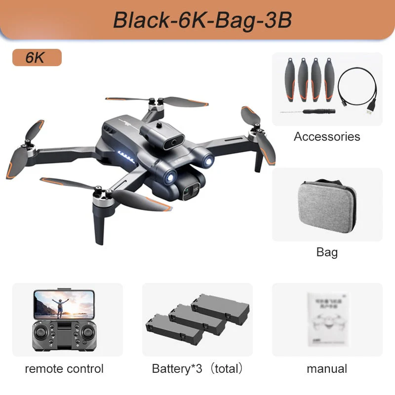 Pro View Aerial Photography Foldable Travel Mini Drone - Image 7