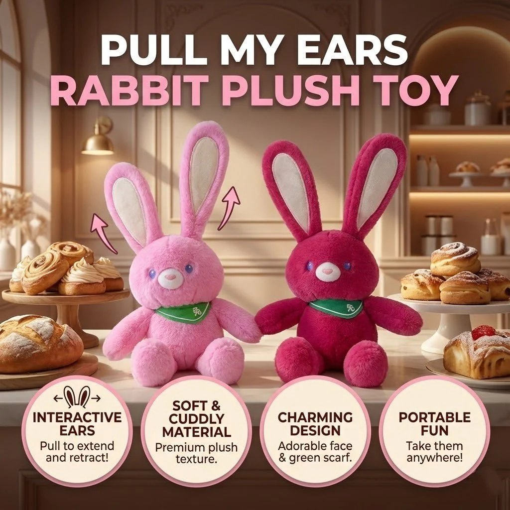 Pull My Ears Rabbit Plush Toy - Image 5