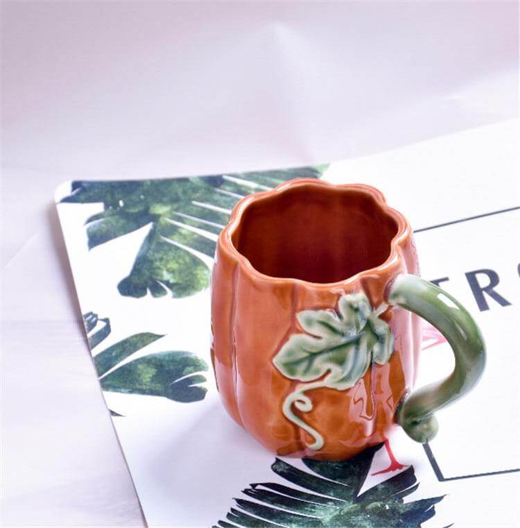 Pumpkin Ceramic Kitchen Mug Bowl - Image 9