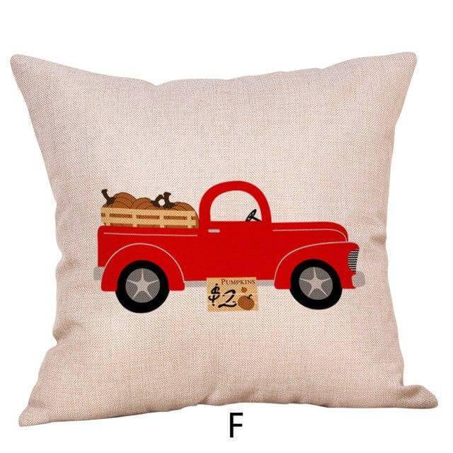 Pumpkin Truck Halloween Fall Pillow Cases - Image 8