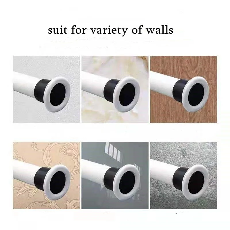 Punch-Free Adjustable Curtain Hanging Rod - Image 4