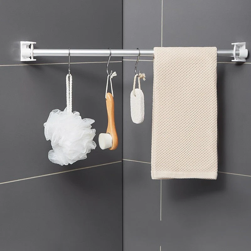 Punch-Free Handy Hook Adjustable Rod Holder - Image 4