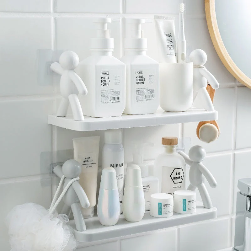 Punch-Free Human Figure Bathroom Shelf - Image 5
