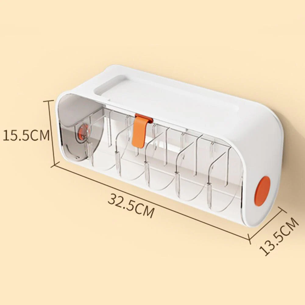 Punch-Free Wall Clothes Organizer Storage Box - Image 4