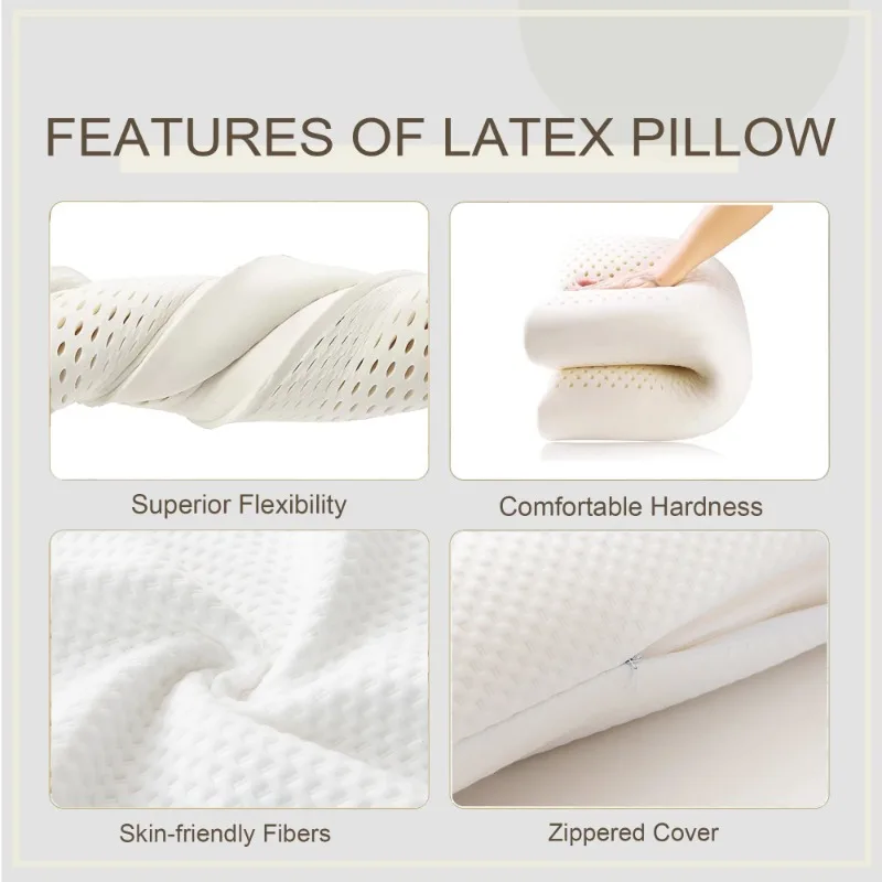 Pure Ergonomic Breathable Natural Latex Pillow - Image 6