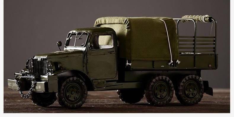 Pure Handmade Vintage WW2 Retro Military Truck - Image 2