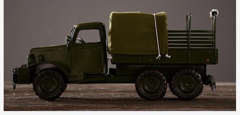 Pure Handmade Vintage WW2 Retro Military Truck - Image 5