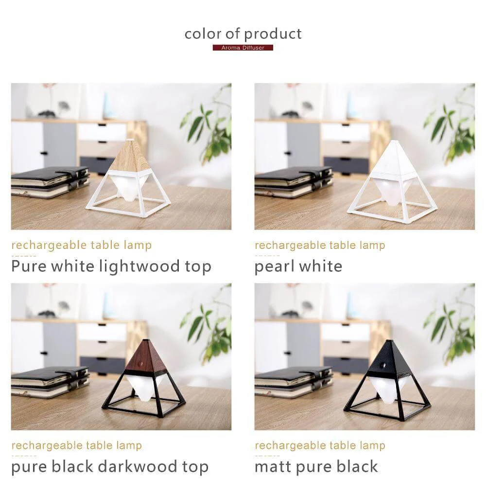 Pyramid Modern Touch Bedroom Lamp Decor - Image 3