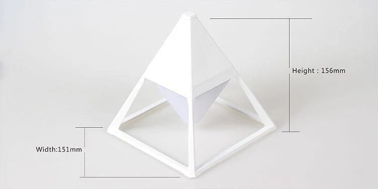 Pyramid Modern Touch Bedroom Lamp Decor - Image 4