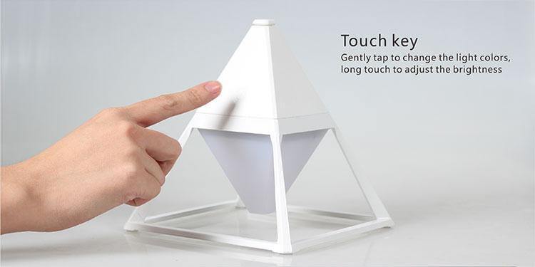 Pyramid Modern Touch Bedroom Lamp Decor - Image 9