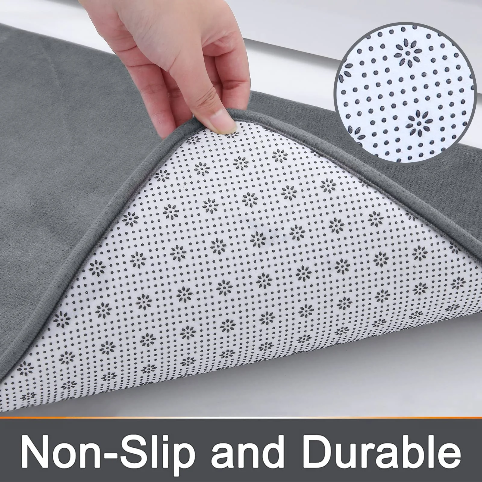 Quick Absorbent Anti Slip Memory Foam Bath Mat - Image 2