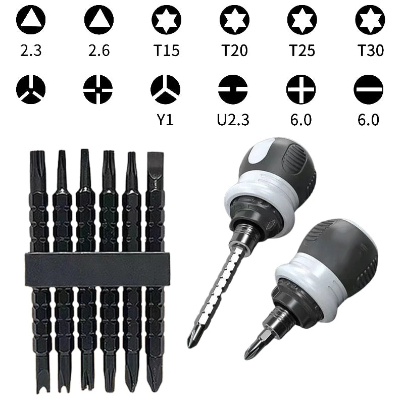 Quick Helper Multifunctional Ratchet Screwdriver Set - Image 4