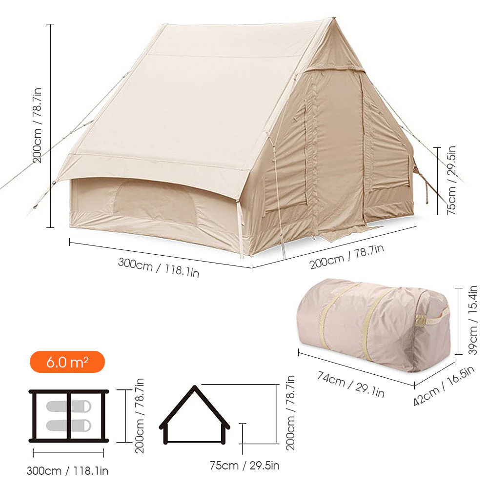 Quick Opening Inflatable Camping Tent House - Image 10