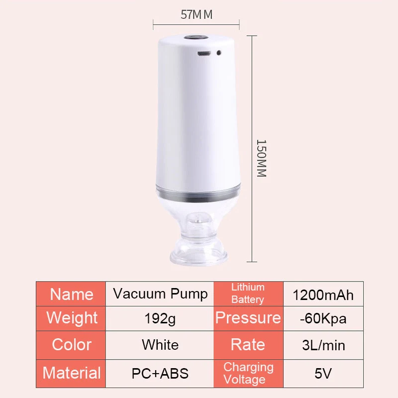 Quick Seal USB Powered Mini Vacuum - Image 6