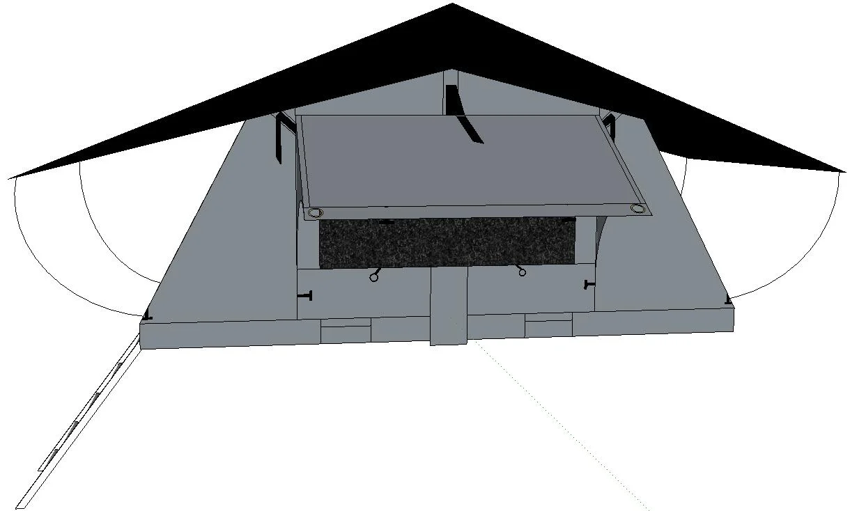 Quick Setup All-Weather Camping Foldable Car Roof Tent - Image 6