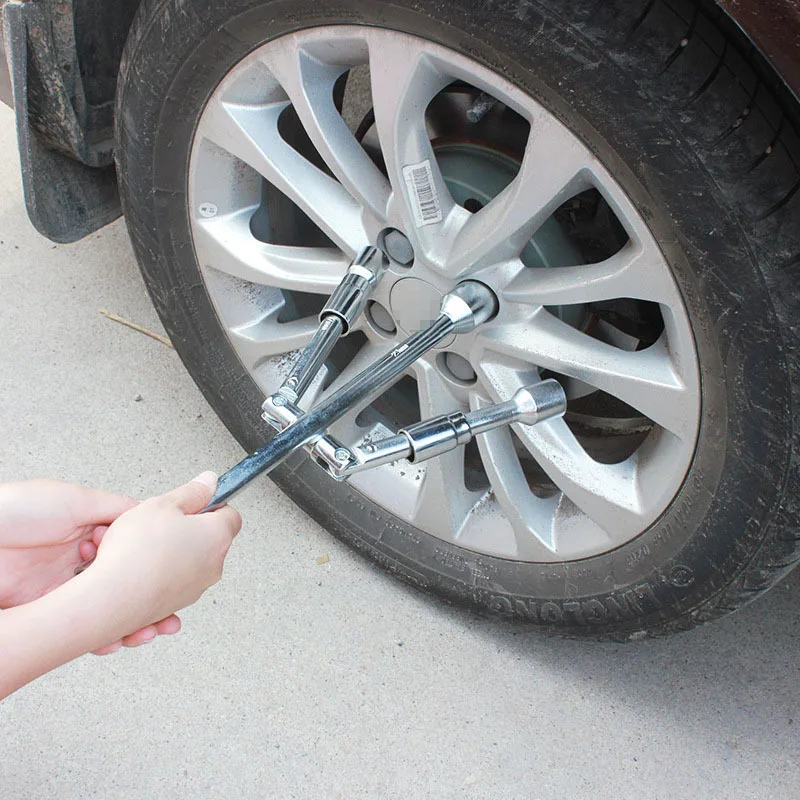Quick Turn Compact Auto Lever Car Tire Wrench - Image 3