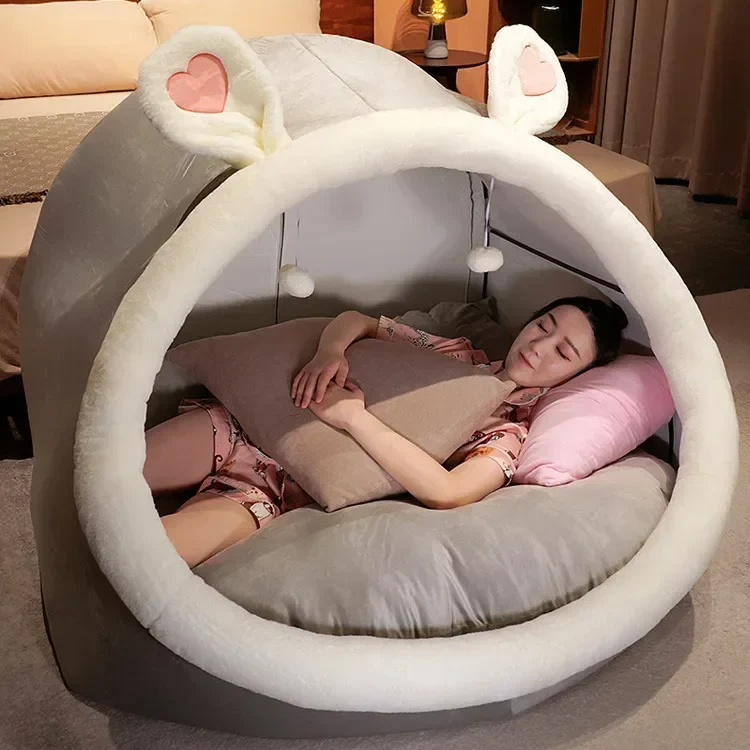 Rabbit Nest Comfy Plush Lazy House Tent - Image 7