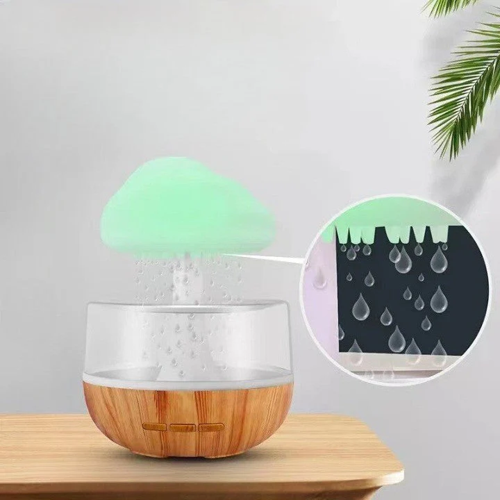 Rain Cloud Mushroom Air Humidifier Night Lamp - Image 2