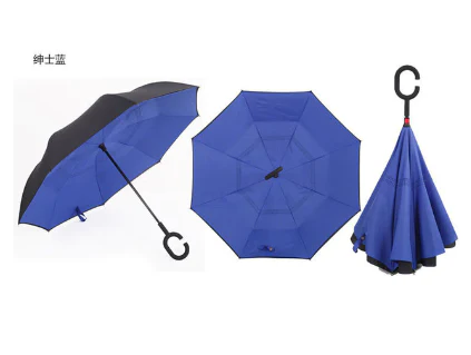 Rain Defense Folding Inverted Umbrella - Image 7