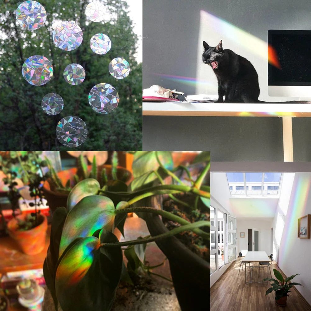 Rainbow Sun Catcher Reflective Window Stickers - Image 3