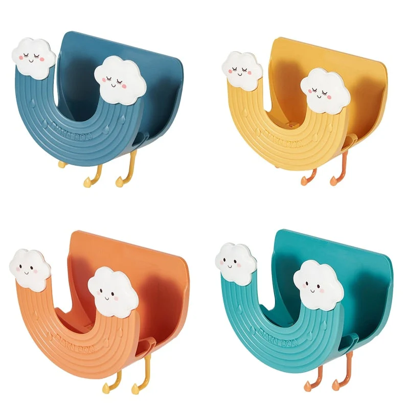 Rainbow Wall-Mounted Hook Kitchen Pot Lid Holder - Image 4