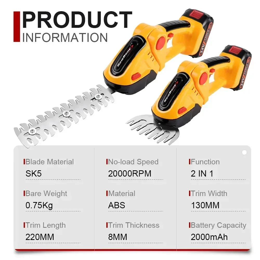Rapid Trim Cordless Powerful Handheld Mower Tool - Image 3