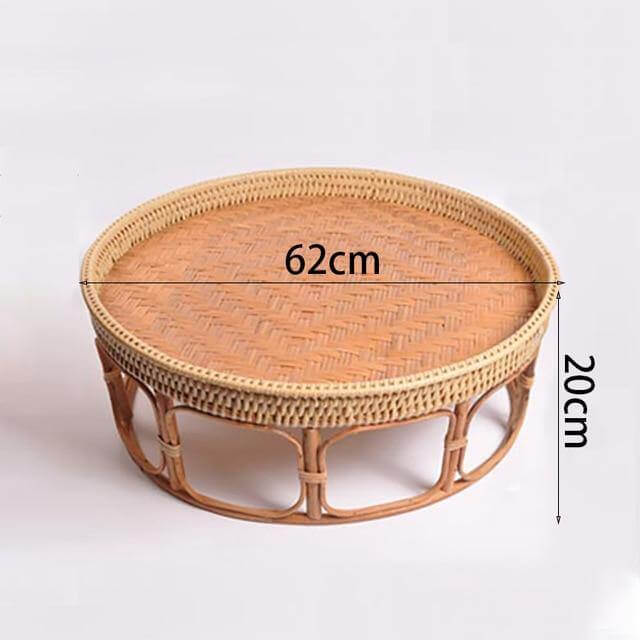 Rattan Picnic Tray Table - Image 6