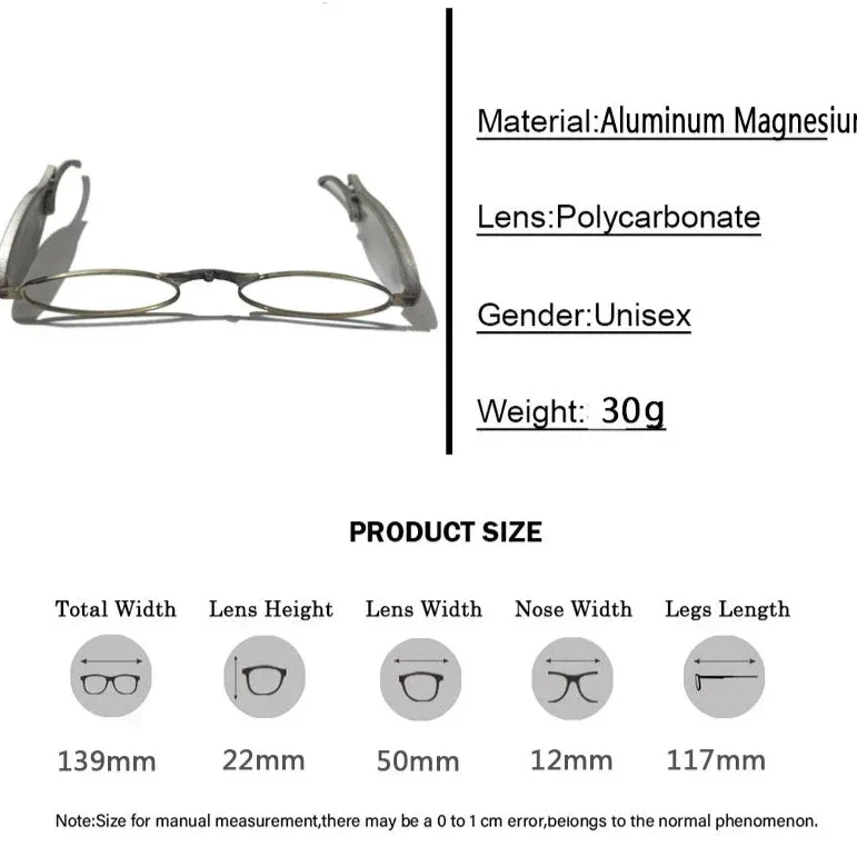 Read Ease Foldable Mini Pocket Eyeglasses - Image 3