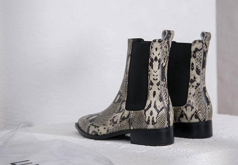 Real Leather Short Ankle Boots - Image 3