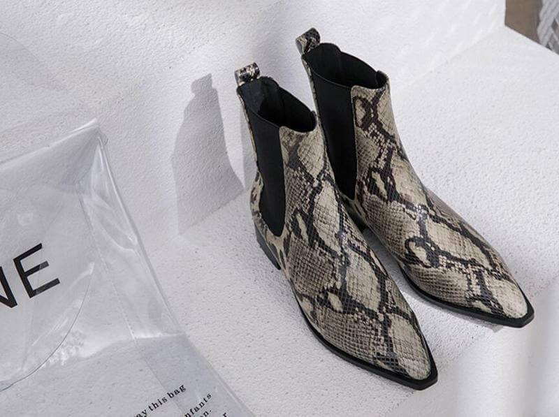 Real Leather Short Ankle Boots - Image 5