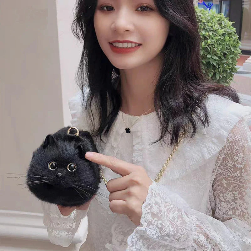 Realistic Cat Handmade Shoulder Bag - Image 10