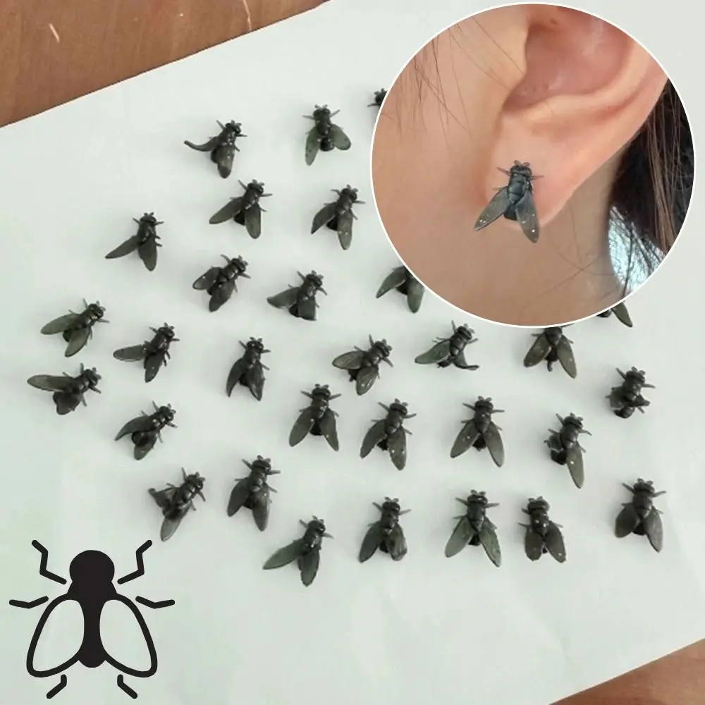 Realistic Fly Abstract Earrings - Image 7