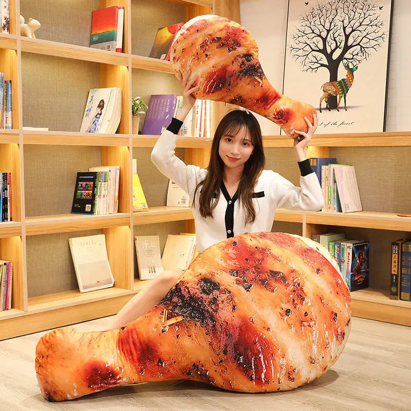 Realistic Food Chicken Leg Plush Toy - Image 7