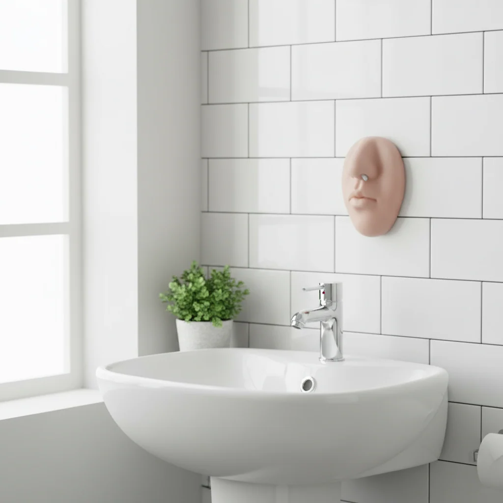 Realistic Nose Shape Wall-Mounted Prank Soap Dispenser - Image 2
