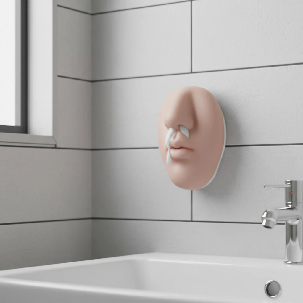 Realistic Nose Shape Wall-Mounted Prank Soap Dispenser - Image 4